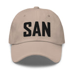 SAN Airport Code Embroidered Dad Hat San Diego California