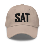 SAT Airport Code Embroidered Dad Hat San Antonia Texas