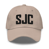 SJC Airport Code Embroidered Dad Hat San Jose California