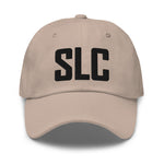 SLC Airport Code Embroidered Dad Hat Salt Lake City Utah