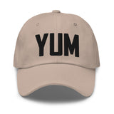 YUM Airport Code Embroidered Dad Hat Yuma Arizona