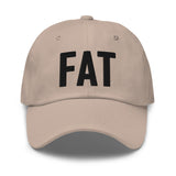 FAT Airport Code Embroidered Dad Hat Fresno Yosemite California