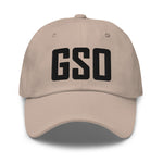 GSO Airport Code Hat Embroidered Hat Greensboro North Carolina Dad Hat Travel Gift Baseball Cap Airbnb Host Gift Real Estate City Hats - CRE PYT