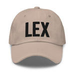 LEX Airport Code Hat Embroidered Hat Lexington Kentucky Dad Hat Travel Gift Baseball Cap Airbnb Host Gift Real Estate City Hats - CRE PYT