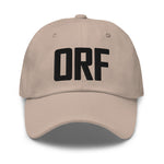 ORF Airport Code Hat Embroidered Hat Norfolk Virginia Dad Hat Travel Gift Baseball Cap Airbnb Host Gift City Hats - CRE PYT