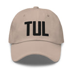 TUL Airport Code Hat Embroidered Hat Tulsa Oklahoma Dad Hat Travel Gift Baseball Cap Airbnb Host Gift Real Estate City Hats - CRE PYT