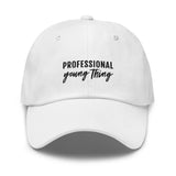 PYT Professional Young Thing Embroidered Dad Hat - CRE PYT