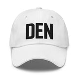 DEN Airport Code Embroidered Dad Hat Denver Colorado Hiking Hat