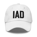 IAD Airport Code Embroidered Dad Hat District of Columbia Washington DC Dulles Virginia