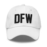 DFW Airport Code Embroidered Dad Hat Dallas Fort Worth Texas