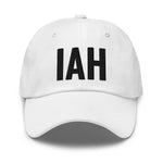 IAH Airport Code Embroidered Dad Hat Houston Texas