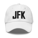 JFK Airport Code Embroidered Dad Hat Queens New York City NY Hat