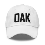 OAK Airport Code Embroidered Dad Hat Oakland California