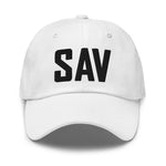 SAV Airport Code Savannah Georgia Hilton Head Island South Carolina Embroidered Dad Hat