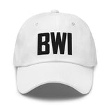 BWI Airport Code Embroidered Dad Hat Baltimore Maryland