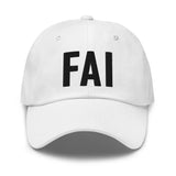 FAI Airport Code Embroidered Dad Hat Fairbanks Alaska