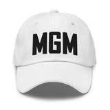 MGM Airport Code Embroidered Dad Hat Montgomery Alabama