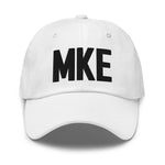 MKE Airport Code Embroidered Dad Hat Milwaukee Wisconsin