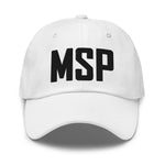 MSP Airport Code Embroidered Dad Hat Minneapolis Saint Paul Minnesota