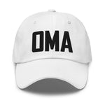 OMA Airport Code Embroidered Dad Hat Omaha Nebraska