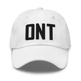 ONT Airport Code Embroidered Dad Hat Ontario California