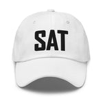 SAT Airport Code Embroidered Dad Hat San Antonia Texas