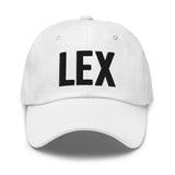 LEX Airport Code Hat Embroidered Hat Lexington Kentucky Dad Hat Travel Gift Baseball Cap Airbnb Host Gift Real Estate City Hats - CRE PYT