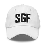 SGF Airport Code Hat Embroidered Hat Springfield Missouri Dad Hat Travel Gift Baseball Cap Airbnb Host Gift Real Estate City Hats - CRE PYT