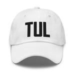 TUL Airport Code Hat Embroidered Hat Tulsa Oklahoma Dad Hat Travel Gift Baseball Cap Airbnb Host Gift Real Estate City Hats - CRE PYT