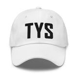 TYS Airport Code Hat Embroidered Hat Alcoa Knoxville Tennessee Dad Hat Travel Gift Baseball Cap Airbnb Host Gift Real Estate City Hats - CRE PYT