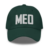 MEO Airport Code Embroidered Dad Hat OBX Outer Banks North Carolina