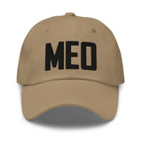 MEO Airport Code Embroidered Dad Hat OBX Outer Banks North Carolina