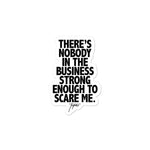 Nobody in the Business Tupac Entrepreneur Bubble-Free Sticker - CRE PYT