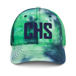 CHS Airport Code Hat Pastel Tie Dye Embroidered Hat Dad Hat South Carolina College of Charleston SC Lowcountry Travel Gift Airbnb Host Gift - CRE PYT