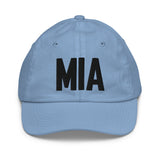 MIA Airport Code Hat Youth Hat Embroidered Hat University of Miami Florida Travel Gift Baseball Cap Airbnb Host Gift City Hats - CRE PYT