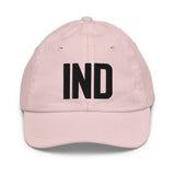 IND Airport Code Hat Youth Hat Embroidered Hat Indianapolis Indiana Travel Gift Baseball Cap Airbnb Host Gift City Hats - CRE PYT