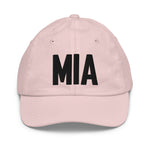 MIA Airport Code Hat Youth Hat Embroidered Hat University of Miami Florida Travel Gift Baseball Cap Airbnb Host Gift City Hats - CRE PYT