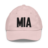 MIA Airport Code Hat Youth Hat Embroidered Hat University of Miami Florida Travel Gift Baseball Cap Airbnb Host Gift City Hats - CRE PYT